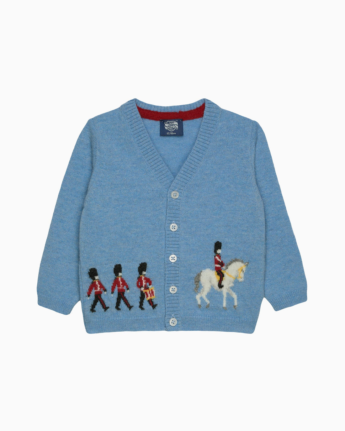 Chelsea Clothing Company Cardigan Baby Guardsman On Horse Cardigan
