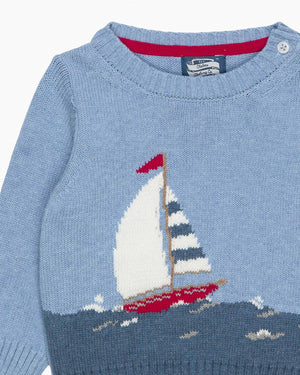 Chelsea Clothing Company Jumper Baby Sailboat Jumper