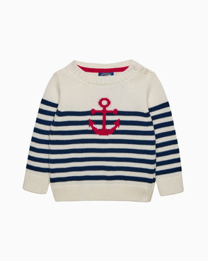 Chelsea Clothing Company Jumper Baby Anchor Stripe Jumper