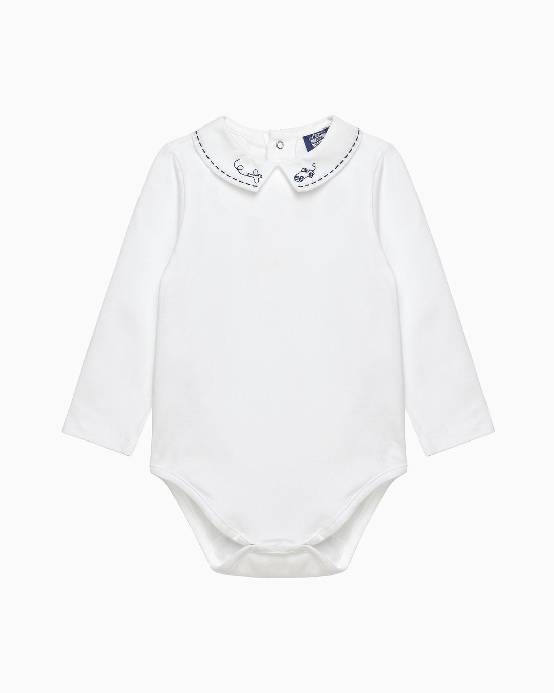 Chelsea Clothing Company Body Baby Monty Long-Sleeved Body in Car & Aeroplane