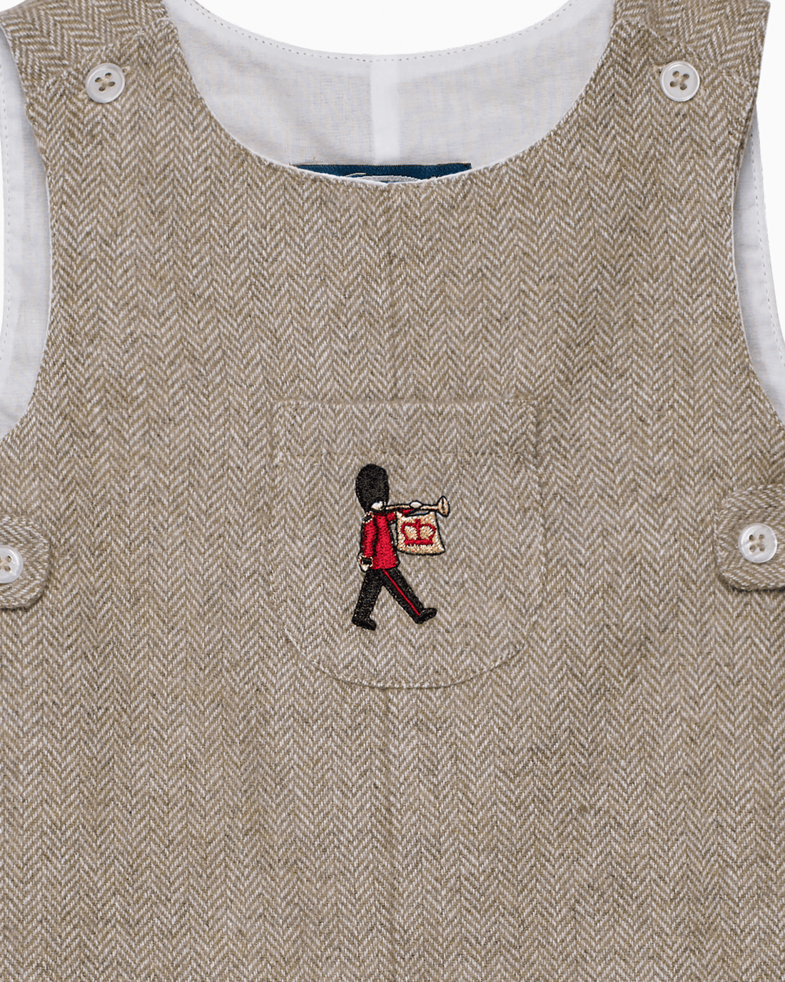 Chelsea Clothing Company Romper Baby Archie Romper in Guardsman