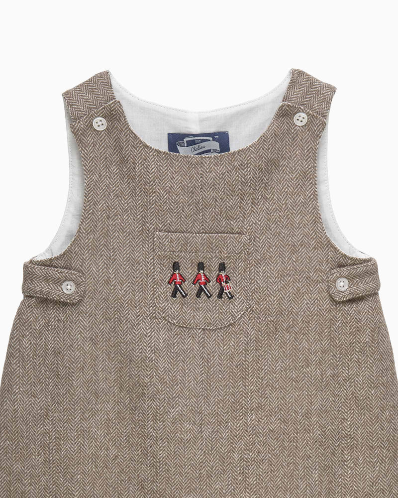 Chelsea Clothing Company Romper Baby Archie Romper in Guardsman