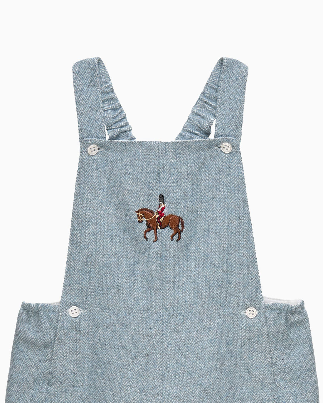 Chelsea Clothing Company Bib Shorts Baby Alfie Bib Shorts in Guardsman on a Horse