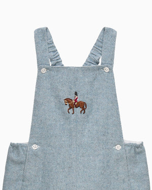 Chelsea Clothing Company Bib Shorts Baby Alfie Bib Shorts in Guardsman on a Horse