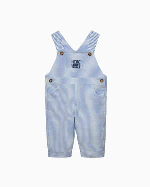 Chelsea Clothing Company Dungarees Baby Here Comes Trouble Dungarees