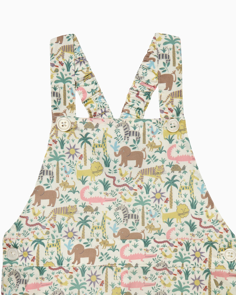Chelsea Clothing Compnay Bib Shorts Baby Atticus Bib Shorts in Jungle