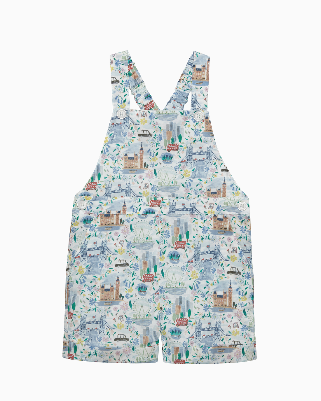 Chelsea Clothing Company Bib Shorts Baby Atticus Bib Shorts in London Scenes