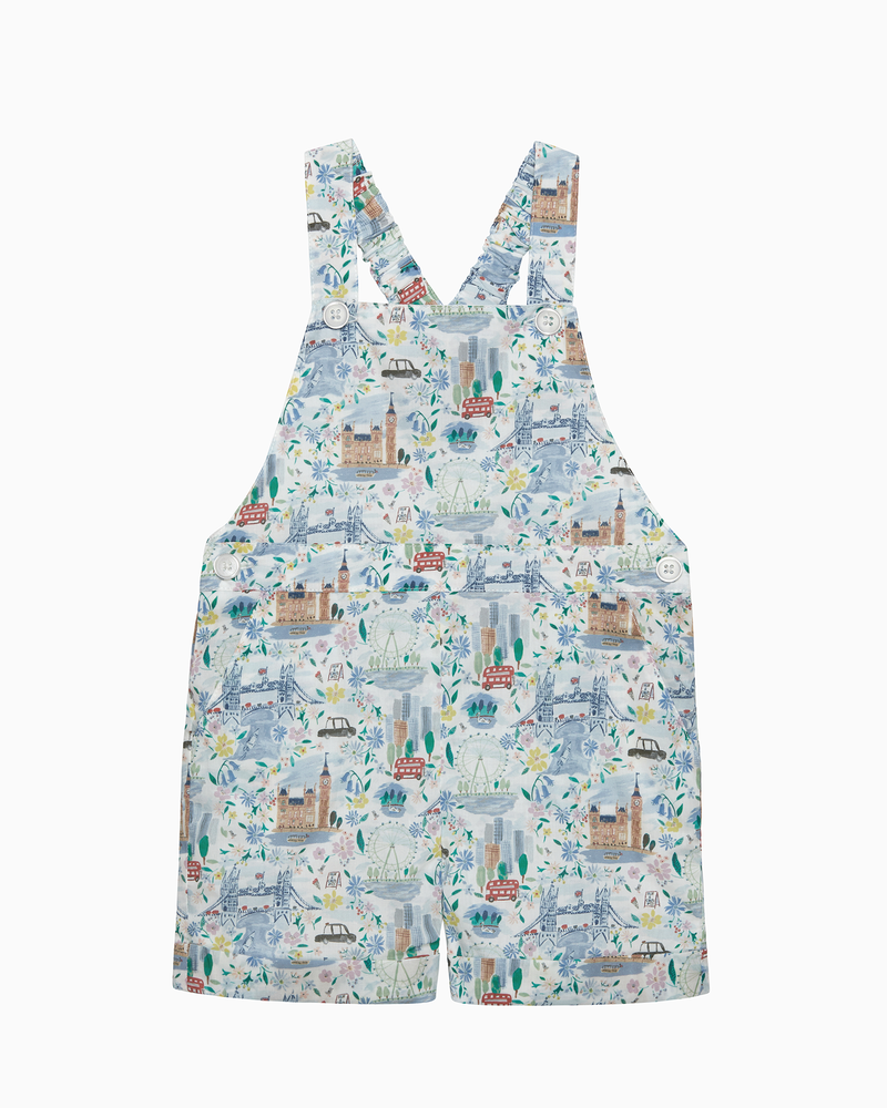 Chelsea Clothing Company Bib Shorts Baby Atticus Bib Shorts in London Scenes