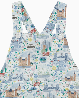 Chelsea Clothing Company Bib Shorts Baby Atticus Bib Shorts in London Scenes