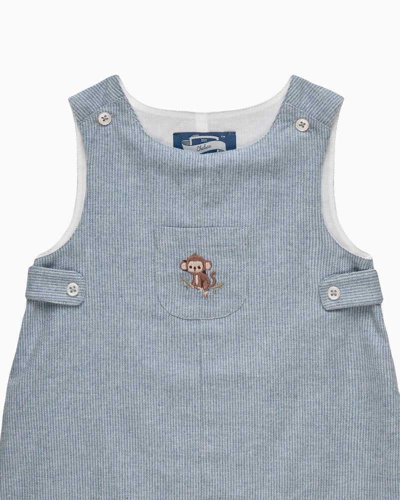 Chelsea Clothing Company Romper Baby Archie Romper in Monkey