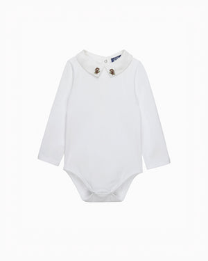 Chelsea Clothing Company Body Baby Monty Long Sleeved Body in Monkey
