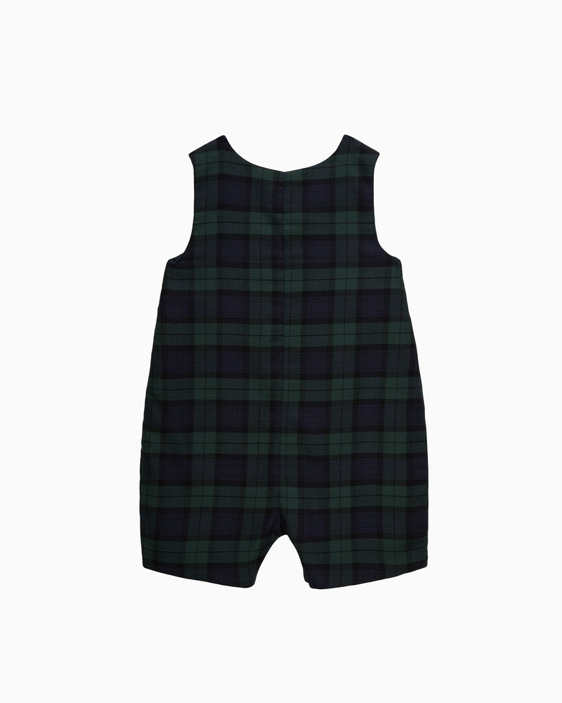 Chelsea Clothing Company Romper Baby Archie Smocked Romper in Nutcracker