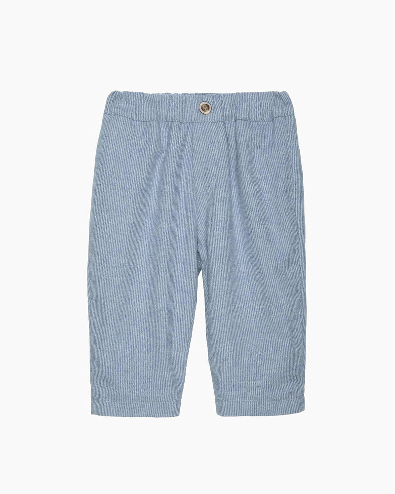 Chelsea Clothing Company Trousers Baby Rafferty Trousers in Pale Blue Stripe