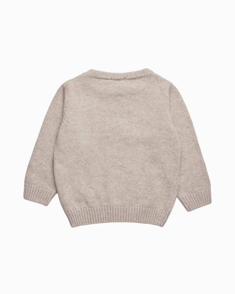 Chelsea Clothing Company Jumper Baby Sebastian Car Jumper in Oatmeal
