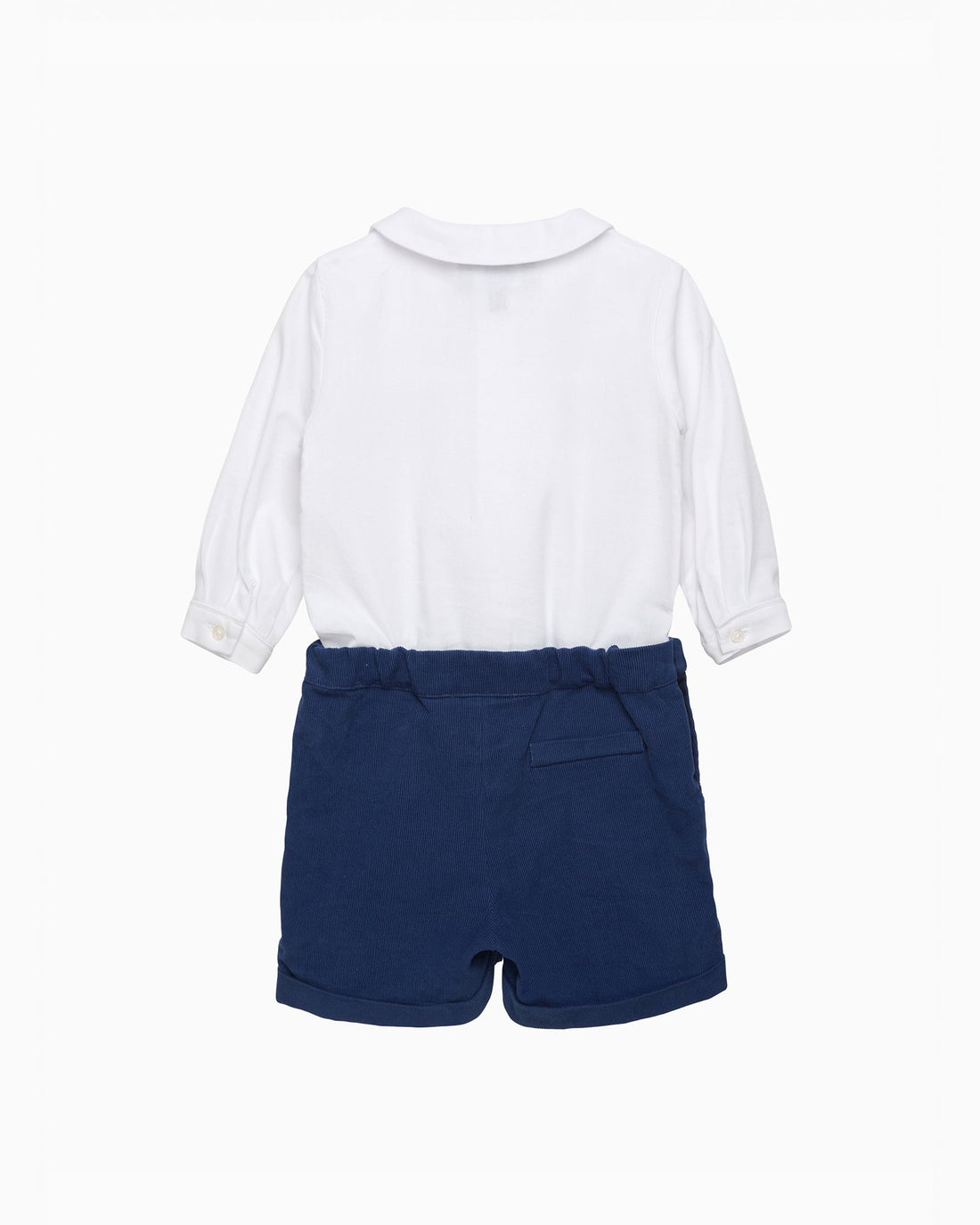 Trotters Heritage Set Baby Smocked Rupert Set in Guardsman