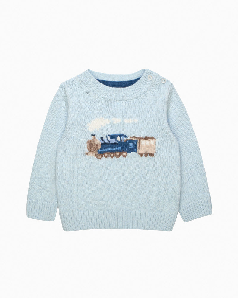 Chelsea Clothing Company Jumper Baby Steam Train Jumper
