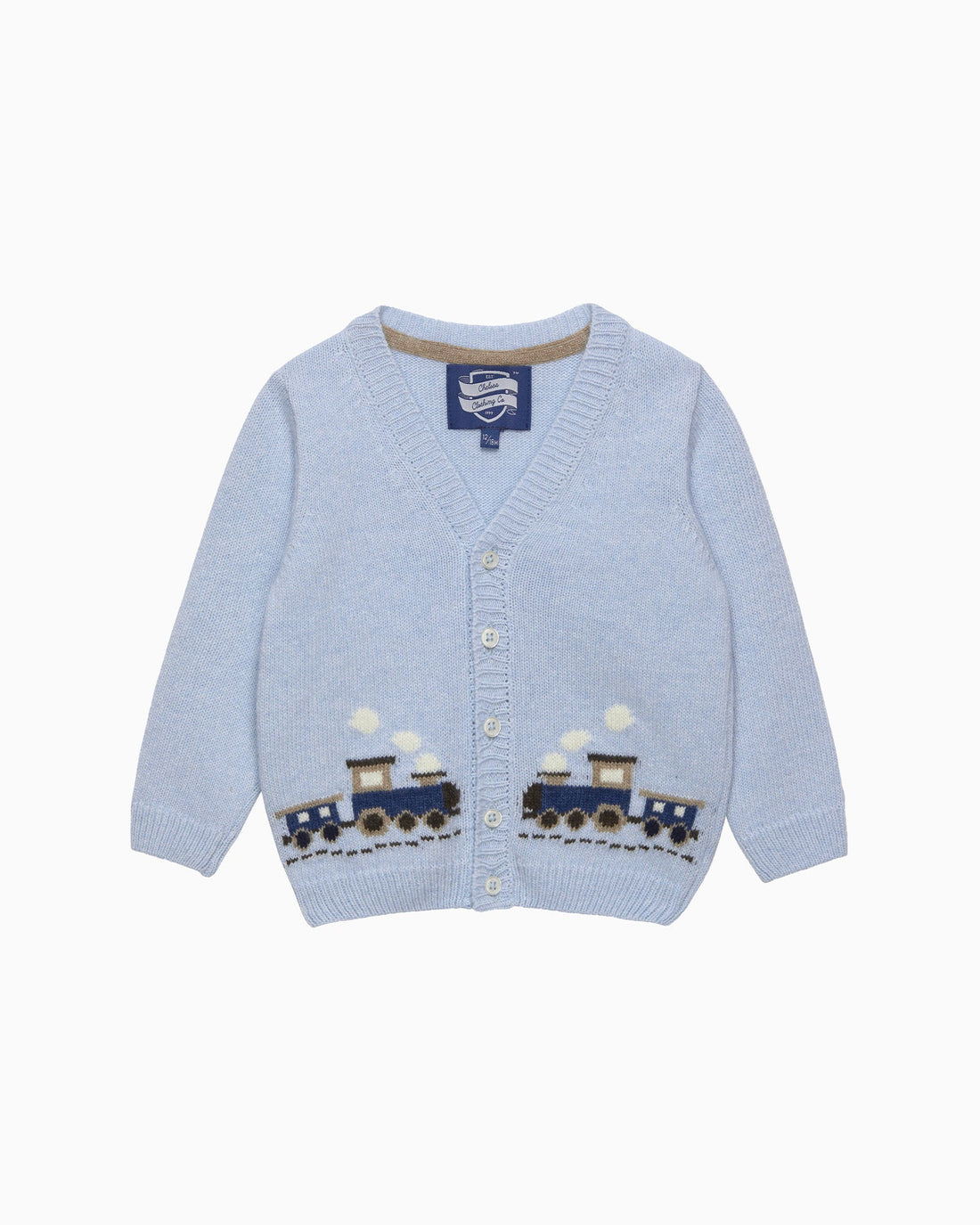 Chelsea Clothing Company Cardigan Baby Tarquin Train Cardigan