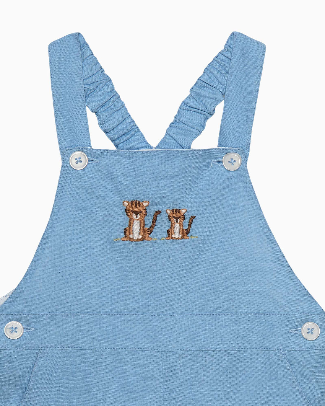 Chelsea Clothing Compnay Bib Shorts Baby Atticus Bib Shorts in Tiger