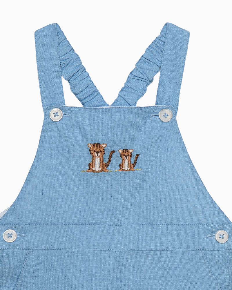 Chelsea Clothing Compnay Bib Shorts Baby Atticus Bib Shorts in Tiger