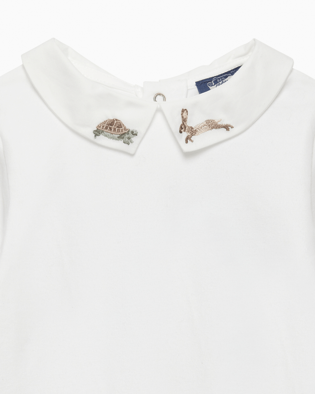 Chelsea Clothing Company Body Baby Monty Long-Sleeved Body in Tortoise & Hare