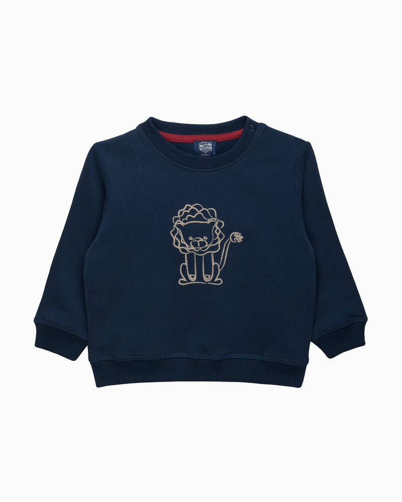 Chelsea Clothing Company Sweatshirt Baby Augustus Lion Sweatshirt