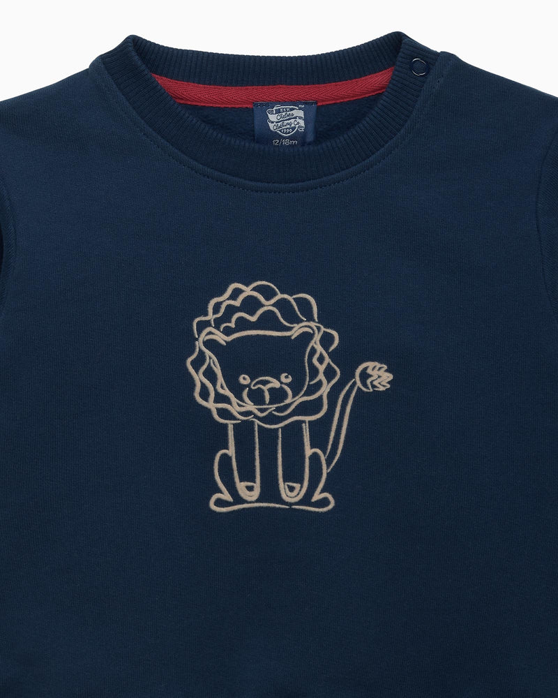 Chelsea Clothing Company Sweatshirt Baby Augustus Lion Sweatshirt