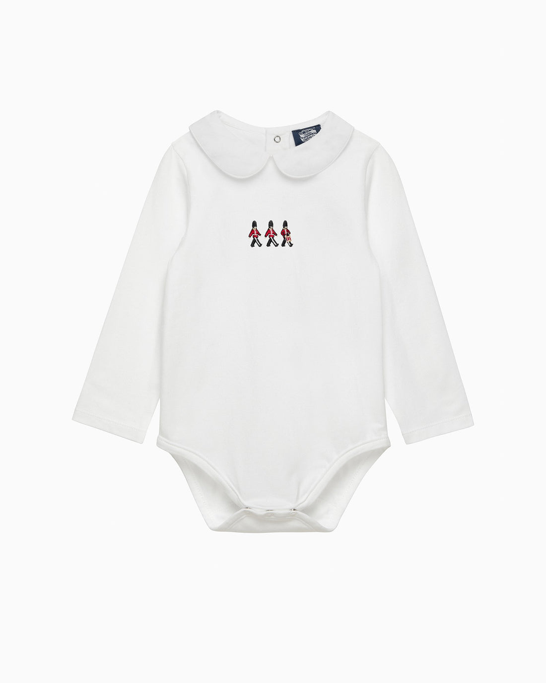 Chelsea Clothing Company Body Baby Long Sleeved Body in Drumming Guardsman