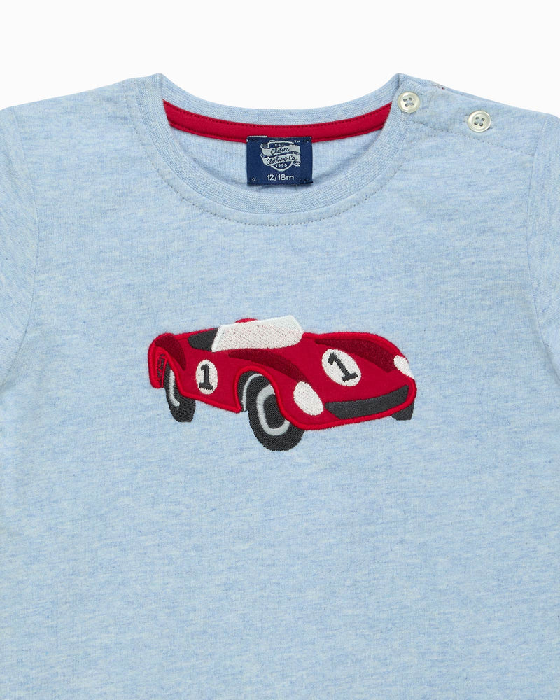 Chelsea Clothing Company Top Baby Lewis Car T-Shirt