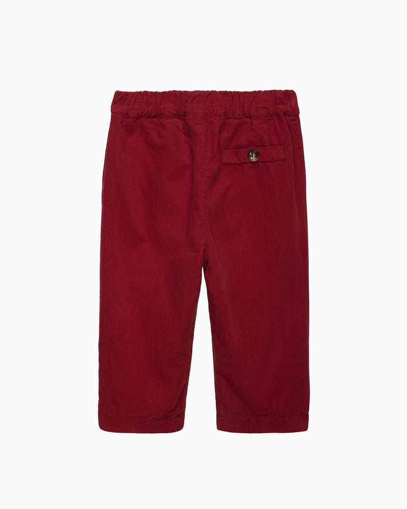 Chelsea Clothing Company Trousers Baby Rafferty Cord Trousers in Red