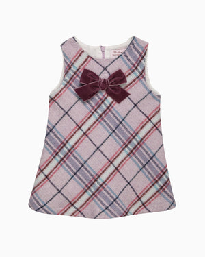 Confiture Dress Baby Eleanor Checked Pinafore