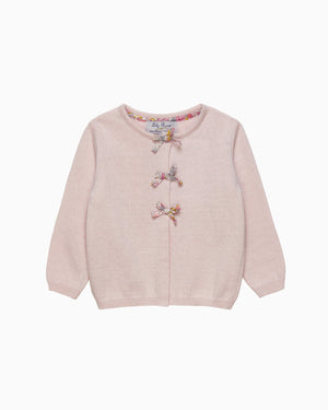 Lily Rose Cardigan Baby Bow Cardigan in Claire Aude