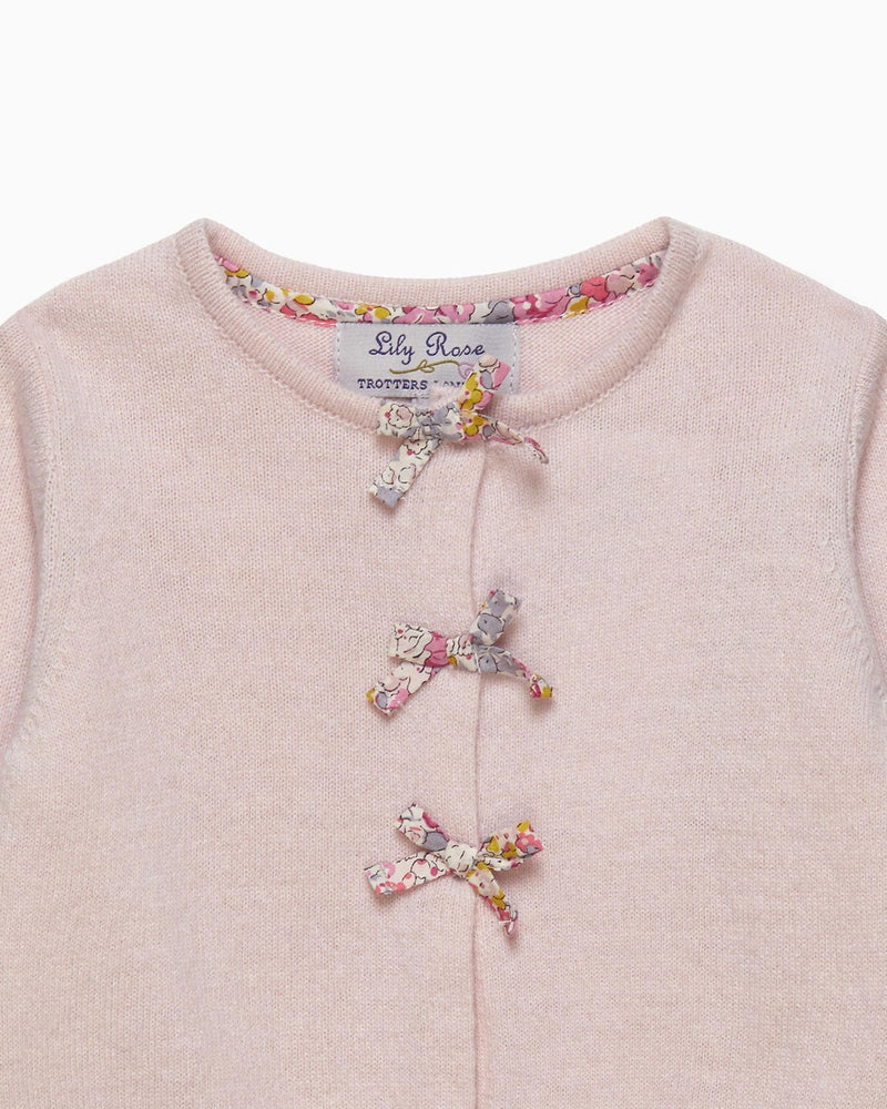 Lily Rose Cardigan Baby Bow Cardigan in Claire Aude