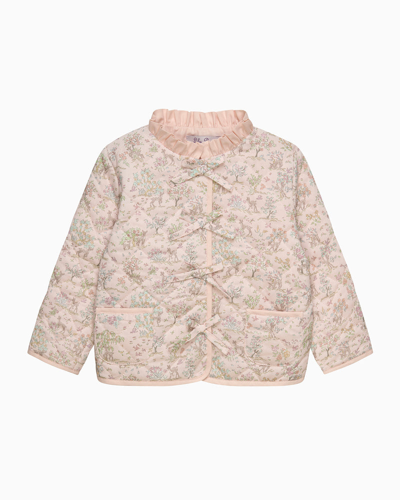 Lily Rose Jacket Baby Quilted Jacket in Etta Fawn