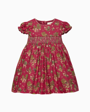 Lily Rose Gold Dress Baby Fawn Smocked Party Dress