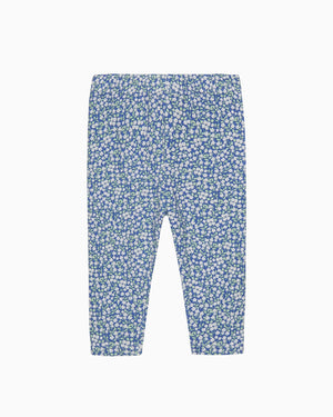 Confiture Leggings Baby Blue Ditsy Floral Leggings