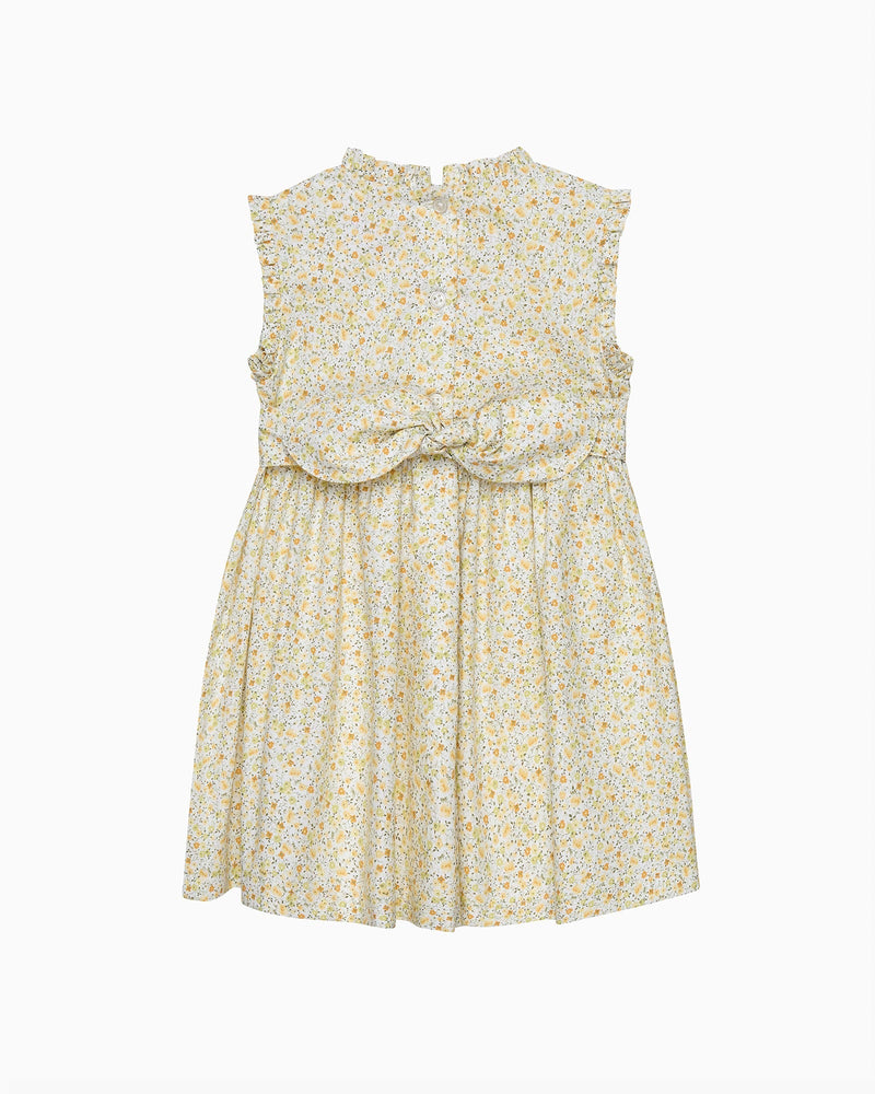 Confiture Dress Baby Bunny Smocked Dress in Yellow