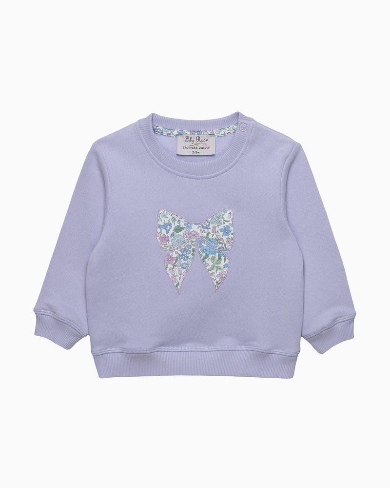 Lily Rose Sweatshirt Baby Emma & Amelia Bow Sweatshirt