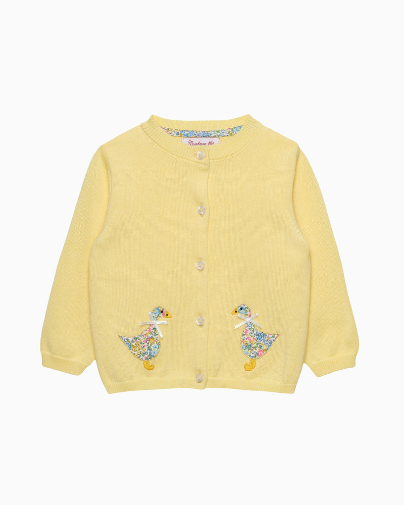 Lily Rose Cardigan Baby Emma & Georgina Duck Cardigan
