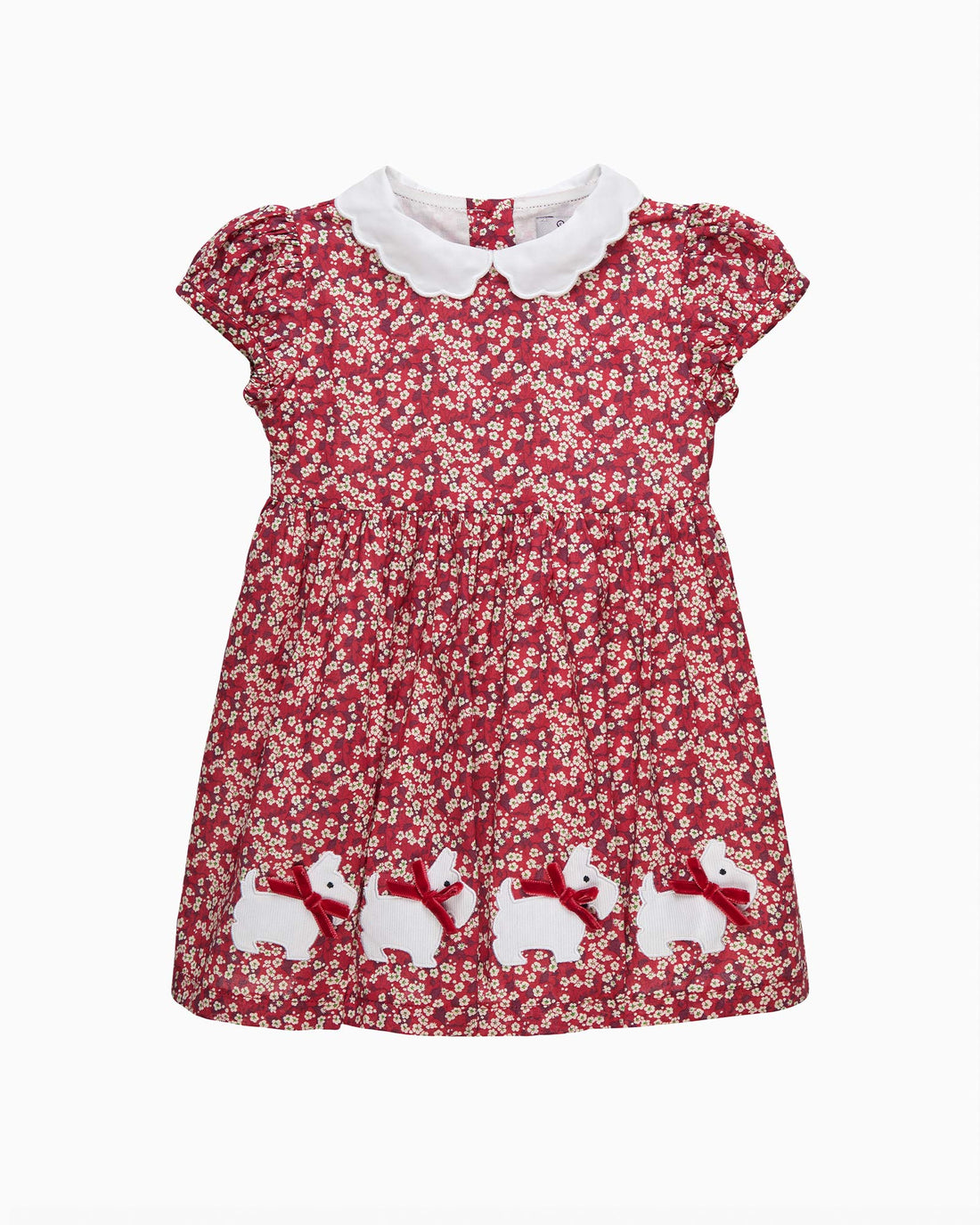 Lily Rose Dress Baby Scotie Dress in Red Mitsi Valeria