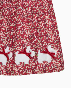 Lily Rose Dress Baby Scotie Dress in Red Mitsi Valeria