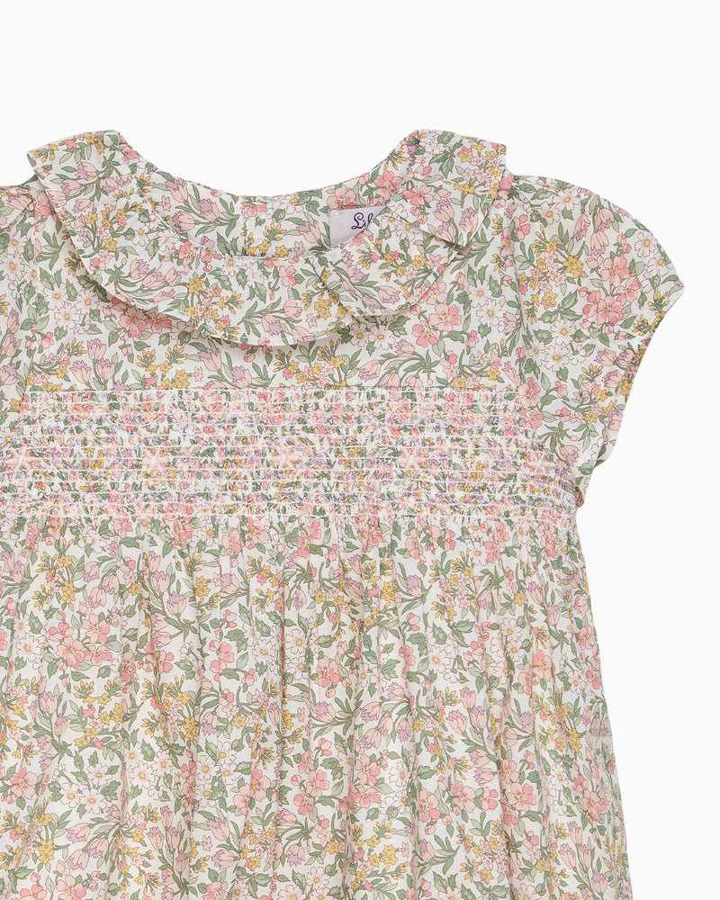 Lily Rose Romper Baby Nazanin Smocked Romper
