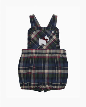 Confiture Bib Shorts Baby Scottie Tartan Bib Short
