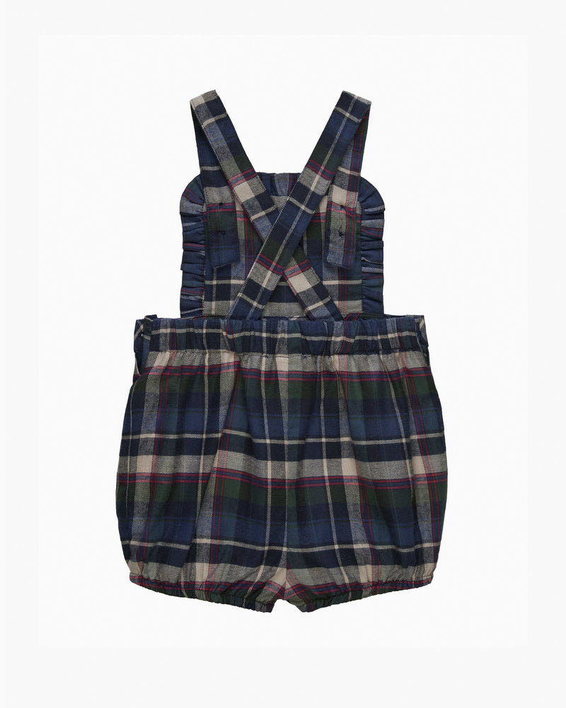 Confiture Bib Shorts Baby Scottie Tartan Bib Short