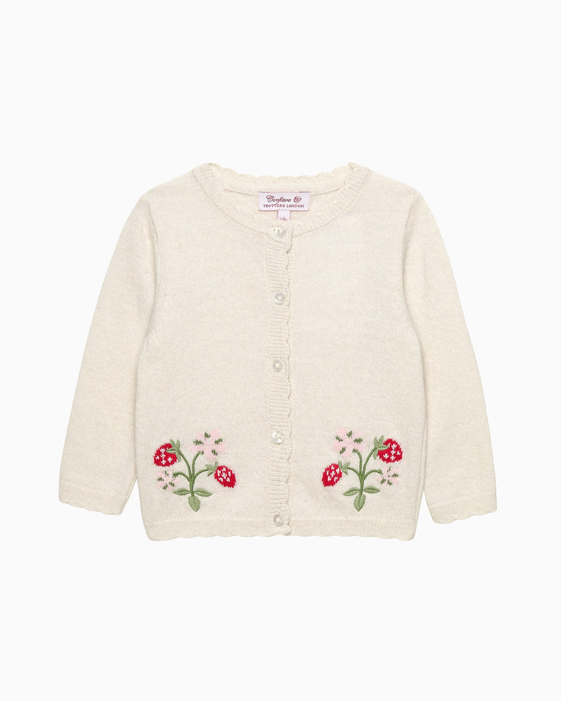 Confiture Cardigan Baby Strawberry Cardigan