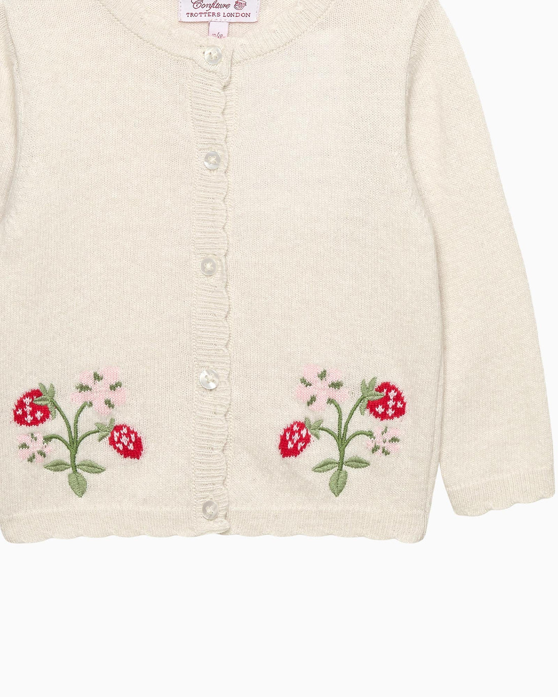 Confiture Cardigan Baby Strawberry Cardigan