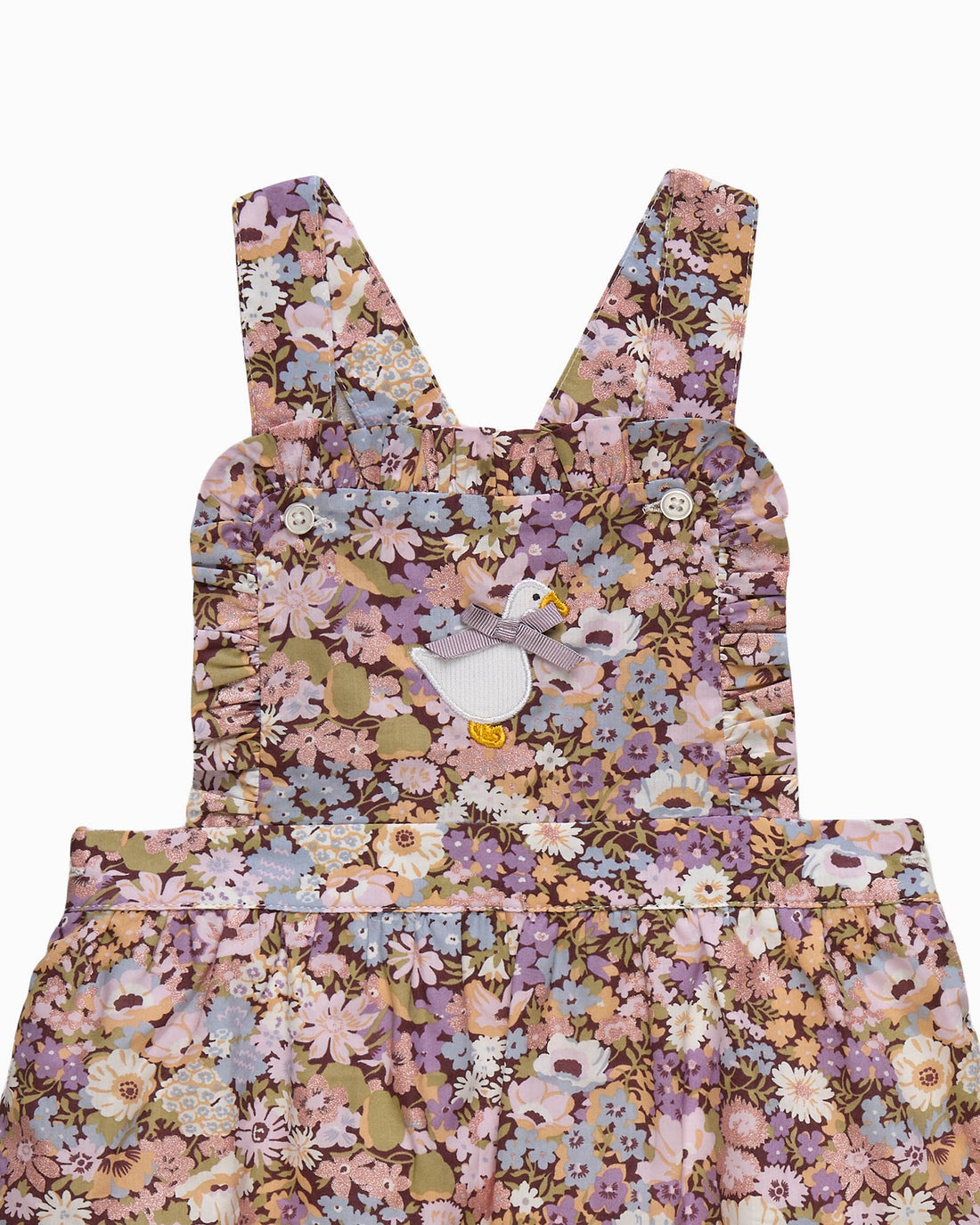 Lily Rose Dungarees Baby Thorpe Frilly Duck Dungarees