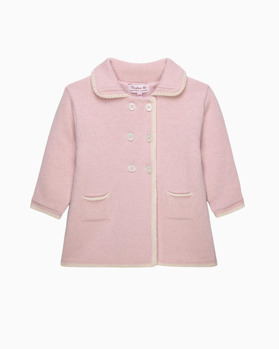 Confiture Coat Baby Alexandra Knitted Coat in Pink