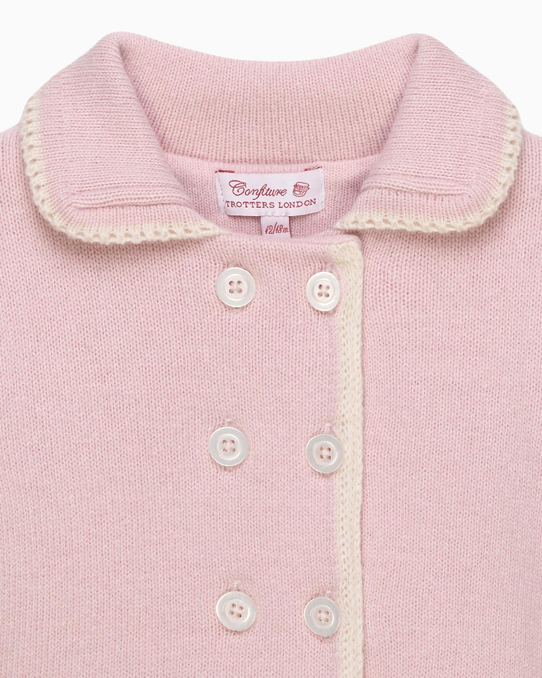 Confiture Coat Baby Alexandra Knitted Coat in Pink