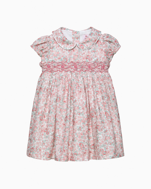 Confiture Dress Baby Arabella Floral Smocked Dress in Pink