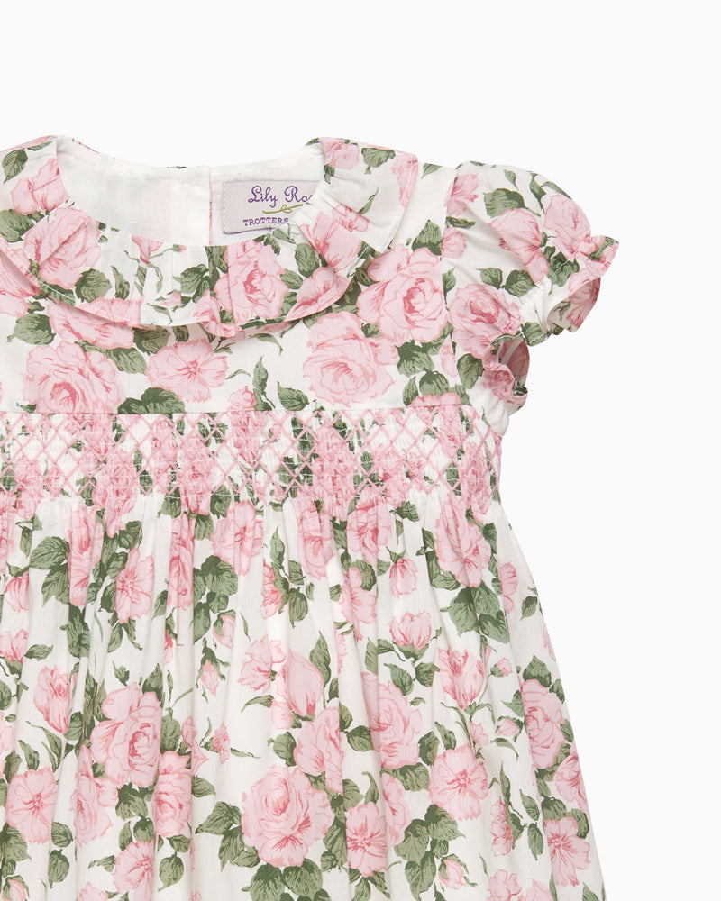 Lily Rose Dress Baby Carline Smocked Dress